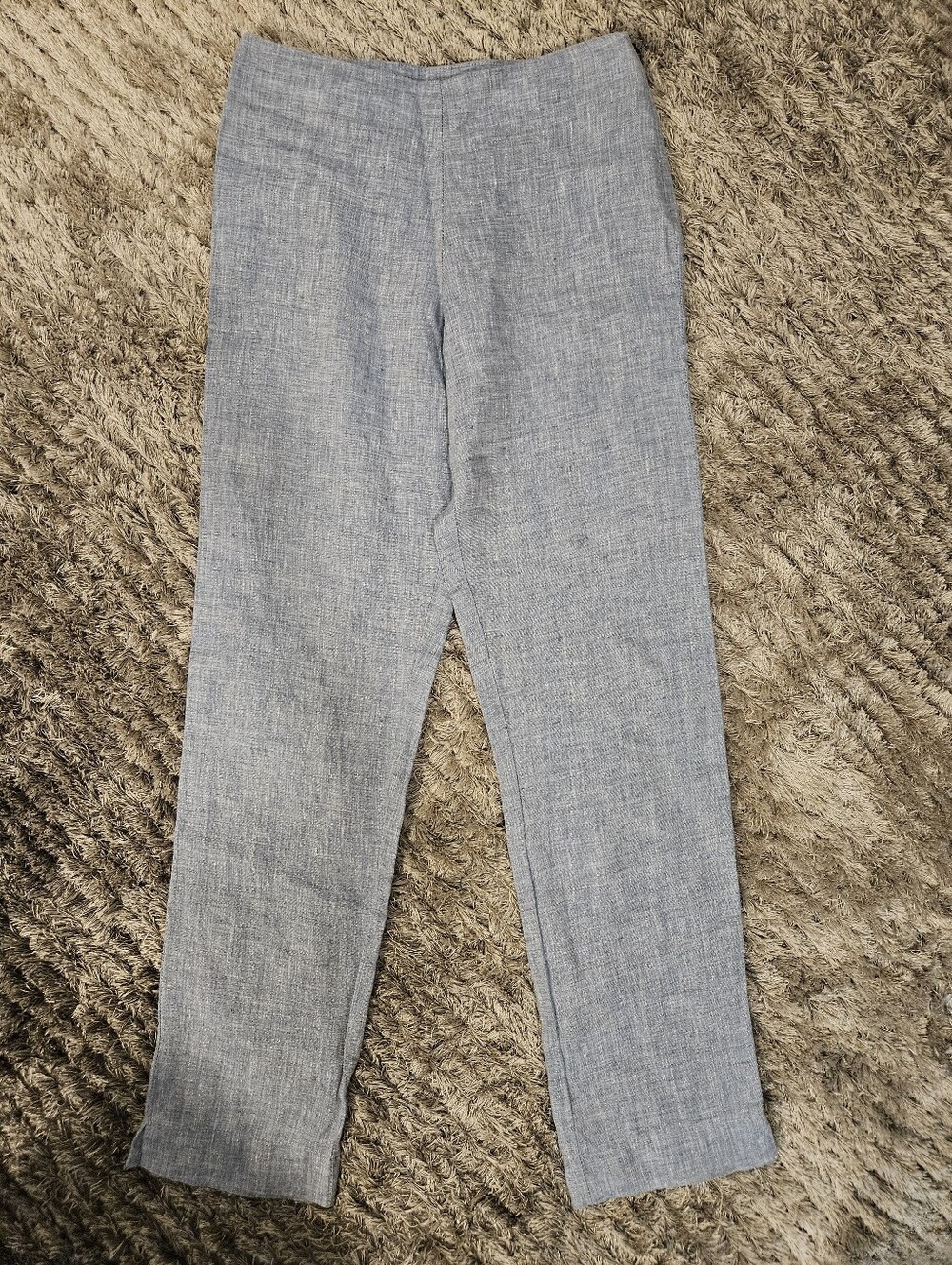 100% Linen-Blend Women's Pants - Picture 2 of 8